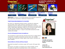 Tablet Screenshot of coprise.com